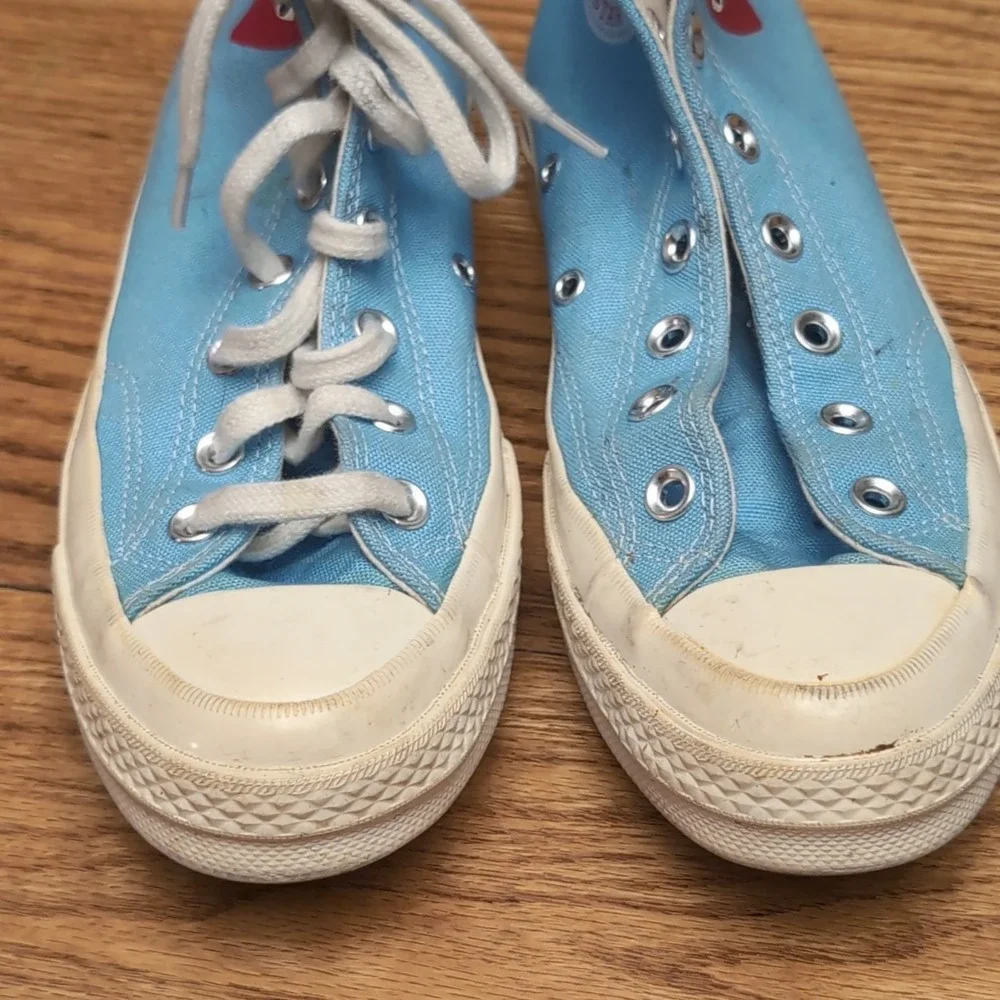 Converse Chuck Taylor All Star CDG Play High Top Light Blue US Men 6 Women 8